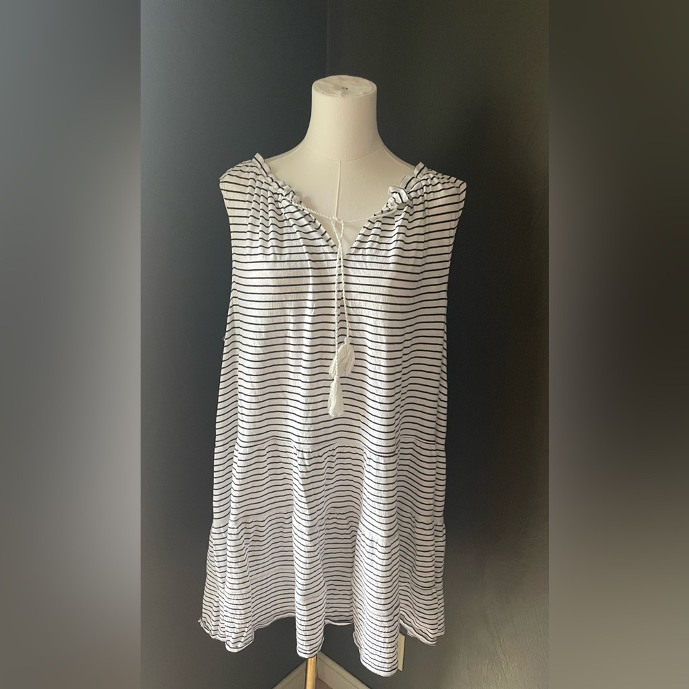 Max Studio Sleeveless Striped Dress – Size 3X